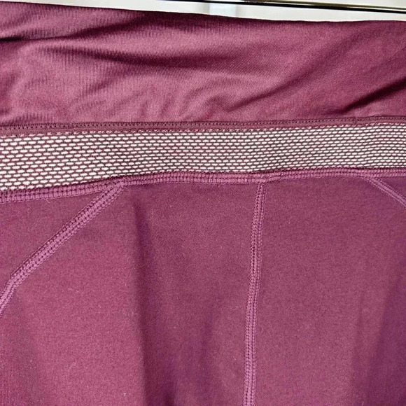 2/$30 Powerhold by Fabletics Medium Burgundy Leggings Yoga Athletic Athleisure - Picture 5 of 9
